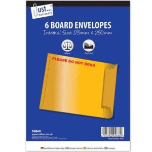 175 x 250mm Board Envelopes & Board Back Envelopes