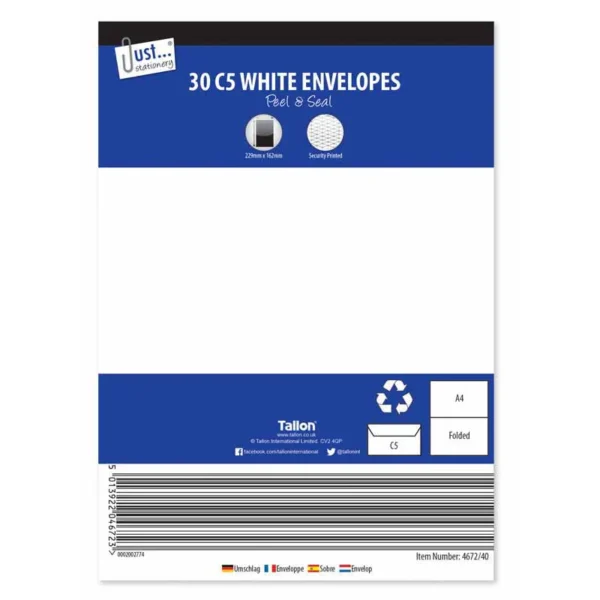 Cheap C5 envelopes white