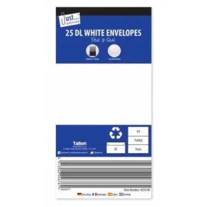 dl Envelopes White